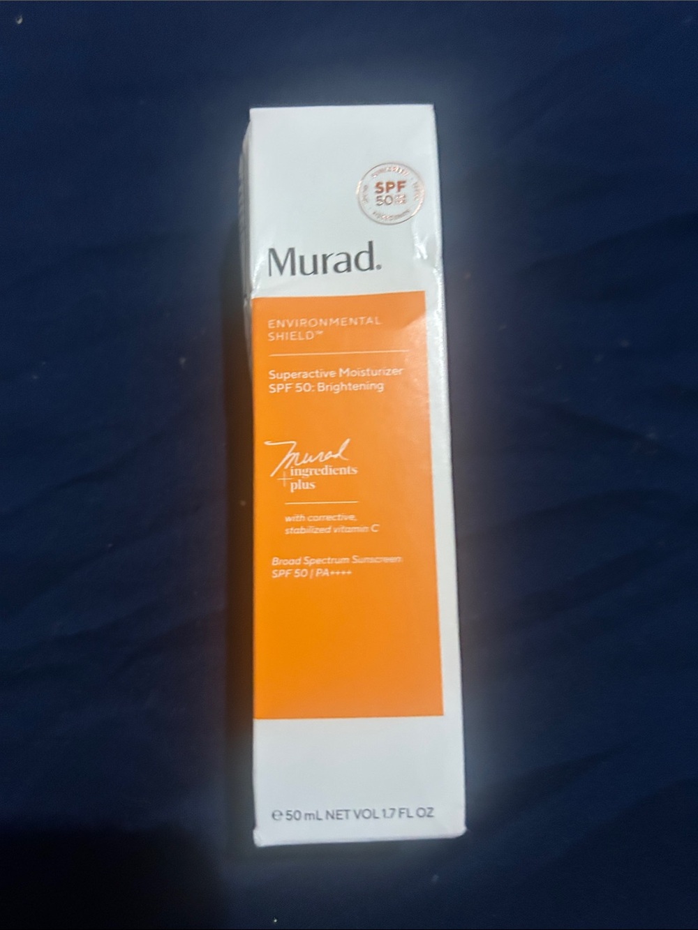 Murad Superactive Moisturizer SPF 50 - Orange and White Packaging